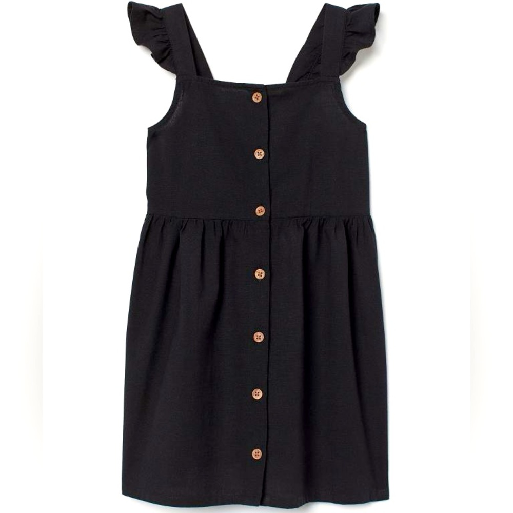 H&M Black Cotton Dress ✨